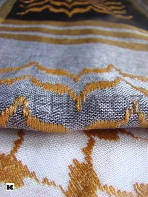 Palestina šátek bílozlatočerný - 50 % SLEVA