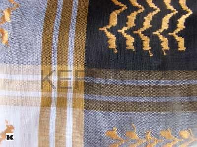 Palestina šátek bílozlatočerný - 50 % SLEVA