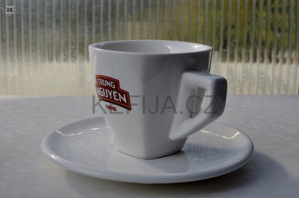 Porcelánové šapo Trung Nguyen - hranaté malé, 70 ml