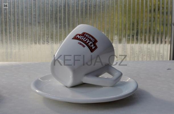 Porcelánové šapo Trung Nguyen - hranaté malé, 70 ml