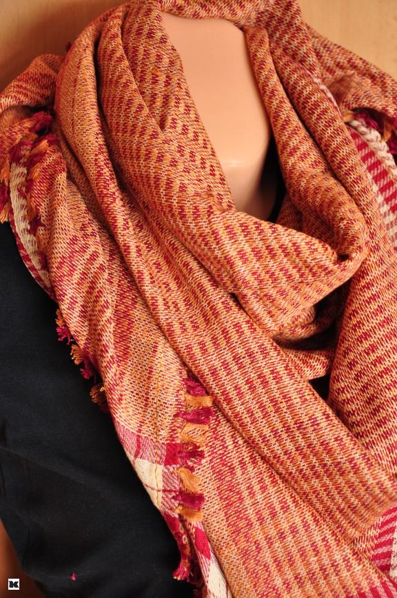 Palestina šátek červenožlutozrzavá