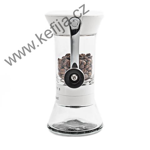 Bílý kávomlýnek Handground Precision