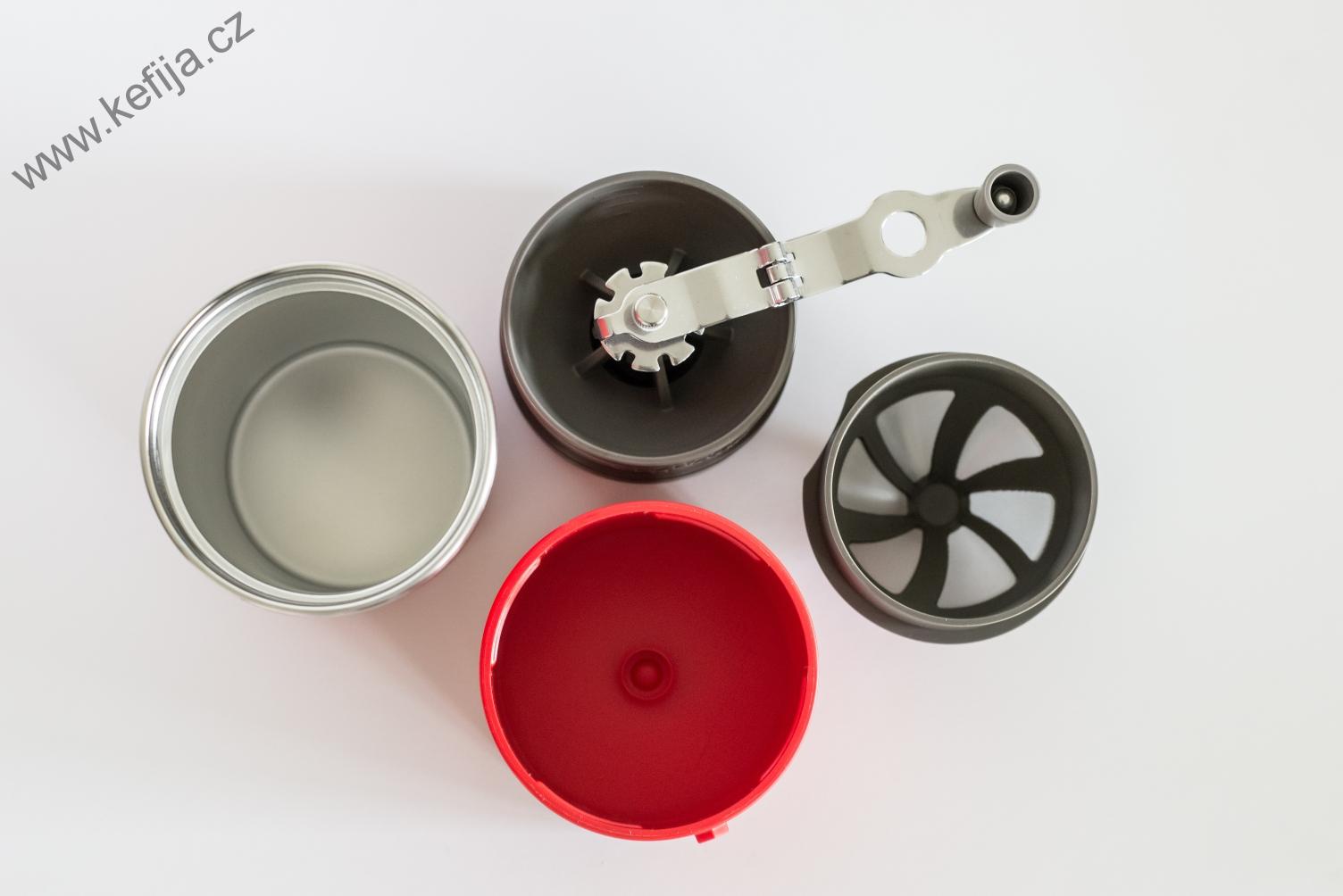 CAFFLANO Klassik - kávovar vše v jednom - V ČERVENÉM PROVEDENÍ - AKCE - 28% SLEVA