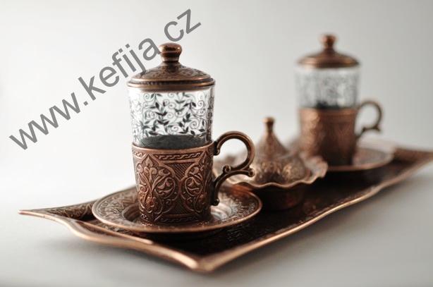 Luxusní servírovací čajová sada