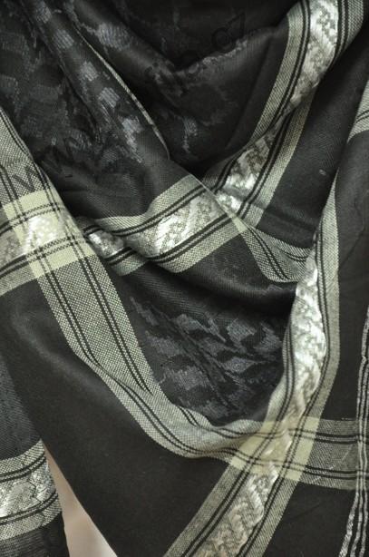 Palestina šátek černý s krémovou - SLEVA 25 %