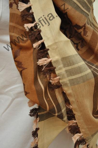 Palestina šátek hnědý - SLEVA 40 %